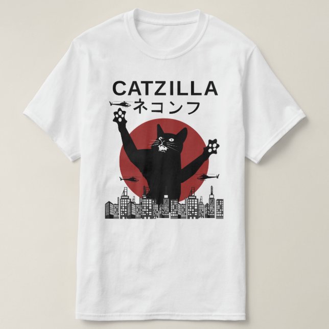 CAMISETA CATZILLA (Diseño del anverso)