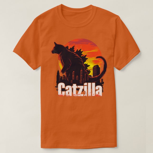 Camiseta Catzilla 1 (Diseño del anverso)