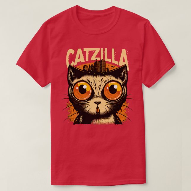 Camiseta Catzilla 2 (Diseño del anverso)
