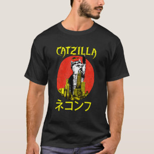 Camiseta Catzilla Ataca Gato