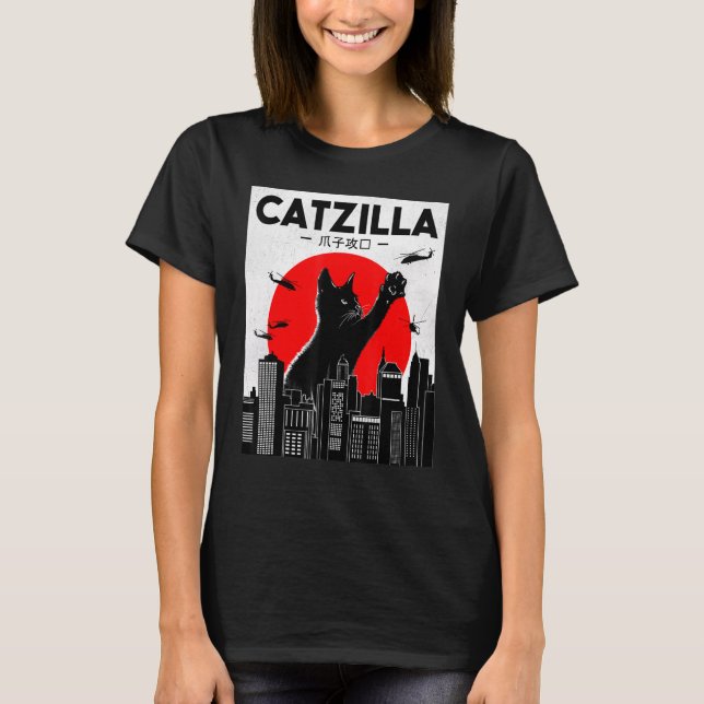 Camiseta Catzilla Ca Cat Cat (Anverso)