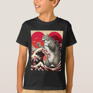 Camiseta Catzilla Cat Valentine Regalo de gato divertido de