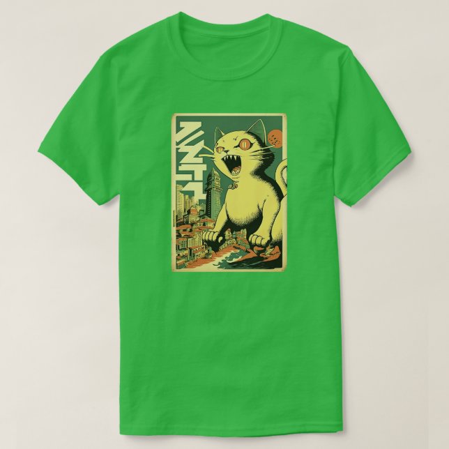 Camiseta Catzilla contraataca (Diseño del anverso)