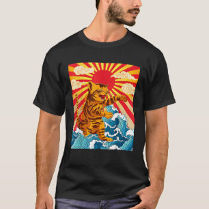Camiseta Catzilla Cosas Lindas de Gatos Japoneses para Mamá