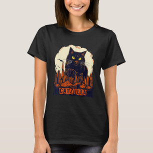 Camiseta Catzilla de gato de gatito gigante