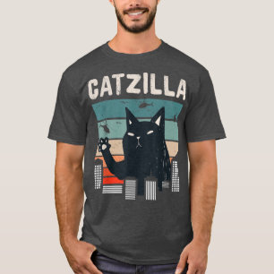 Camiseta Catzilla de gatos