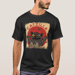 Camiseta Catzilla  Gato
