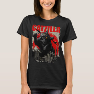 Camiseta Catzilla - Gracioso Gato Amante Kitten Kitty