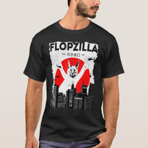 Camiseta Catzilla gran floppa meme Flopzilla Caracal Gato