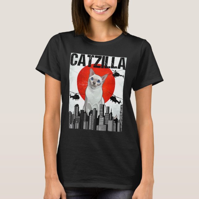 Camiseta Catzilla Vintage 2 (Anverso)