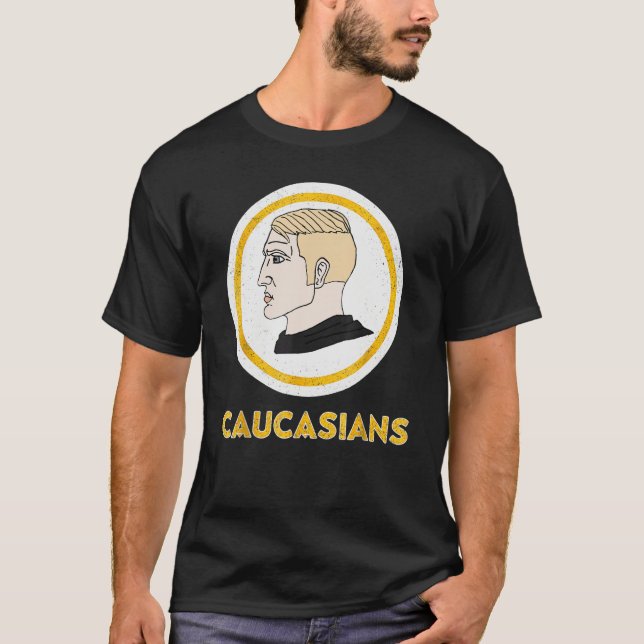 Camiseta Caucasians  Vintage Caucasians Pride (Anverso)