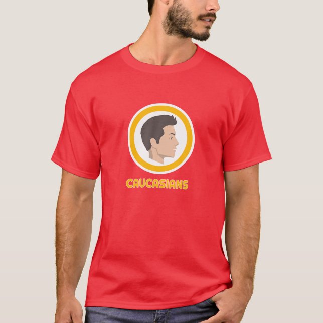 Camiseta Caucásicos (Anverso)