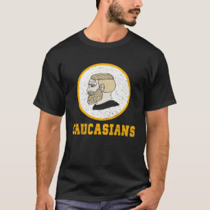 Camiseta Caucásicos Orgullo Caucásico Blanco Hombre Rubio V