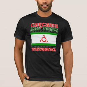 Camiseta Caucasus DE Estrellas Ingushetia