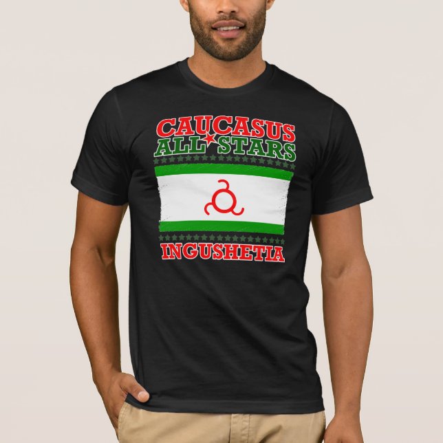 Camiseta Caucasus DE Estrellas Ingushetia (Anverso)