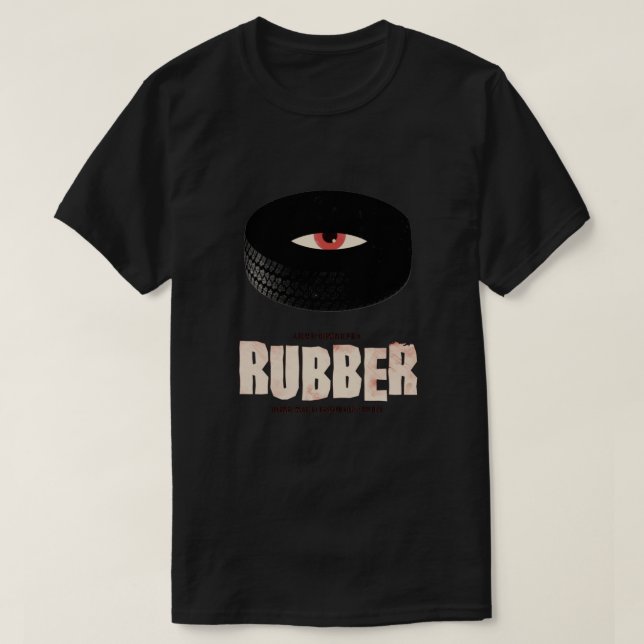 Camiseta Caucho: Película de Quentin Dupieux Relajed Fit (Diseño del anverso)