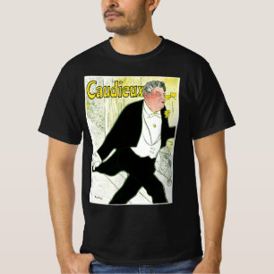 Camiseta Caudieux de Toulouse Lautrec, Art Nouveau vintage,