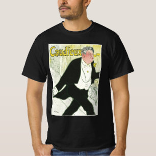 Camiseta Caudieux de Toulouse Lautrec, Arte Antiguo Nouveau