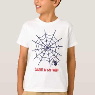 Camiseta Caught In My Web – Funny Spider Halloween T-Shirt 