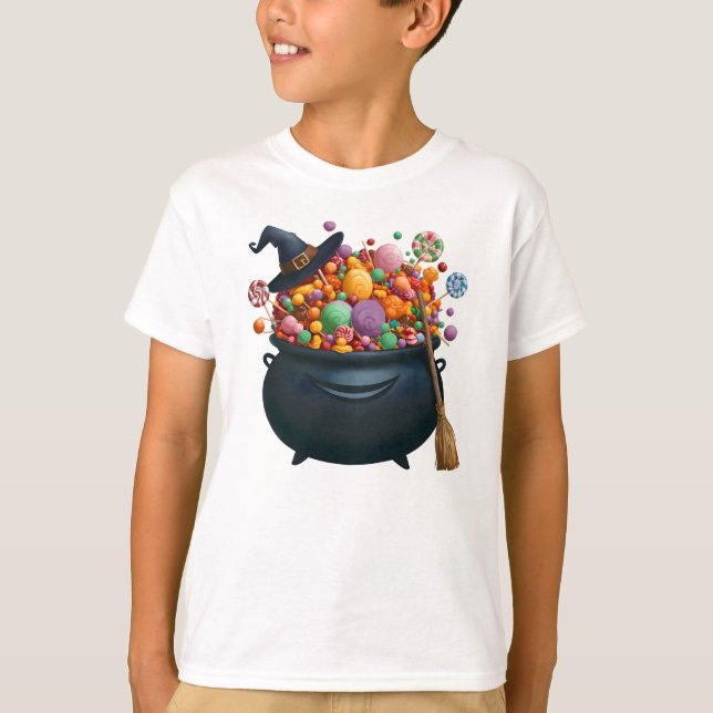 Camiseta Cauldrón De Giggle & Gummies (Anverso)