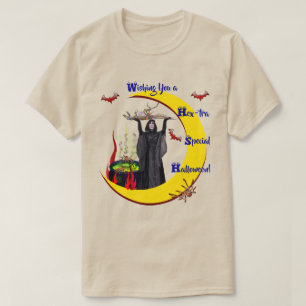 Camiseta Cauldron Moon Halloween Unisex