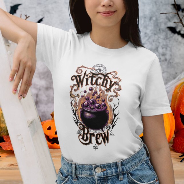 Camiseta Cauldron Vintage Halloween Cauldron se prepara (Subido por el creador)