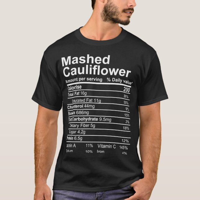 Camiseta Cauliflower machacado (Anverso)