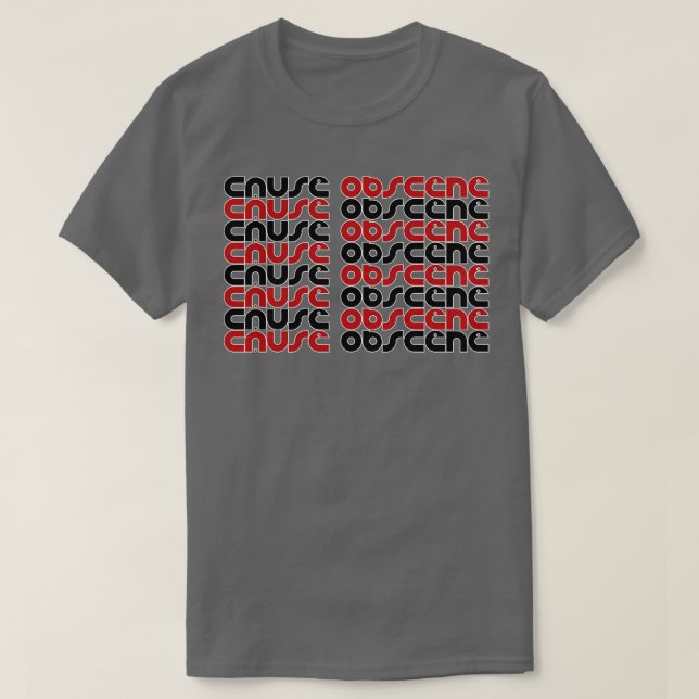 Camiseta Causa 2 obscena (Diseño del anverso)
