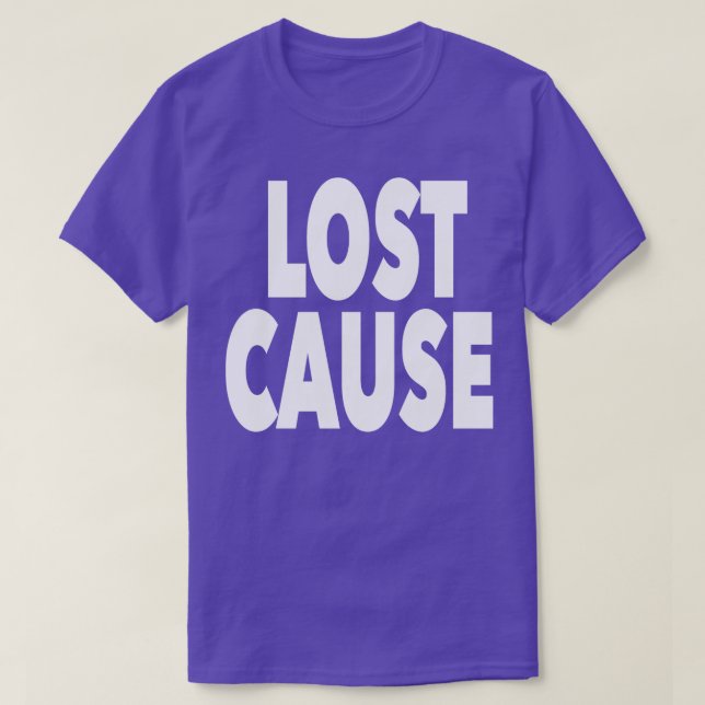 Camiseta Causa perdida (Diseño del anverso)