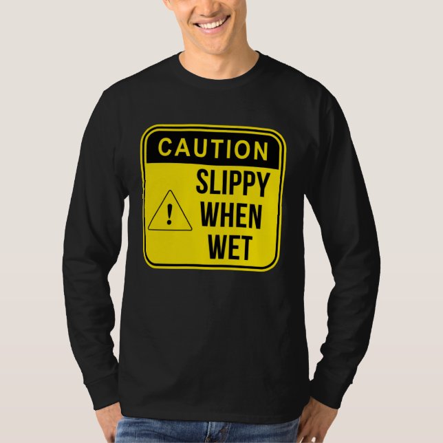 Camiseta Caution Construction Danger Careful Meme  Sarcasti (Anverso)