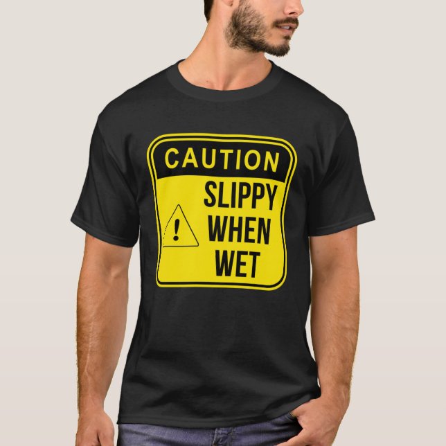 Camiseta Caution Construction Danger Careful Meme  Sarcasti (Anverso)