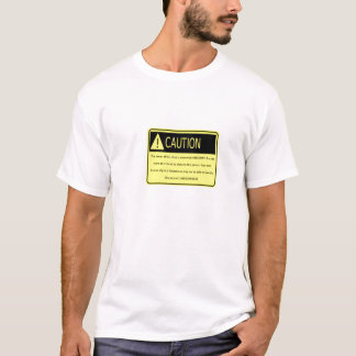 Camiseta cautionawesome