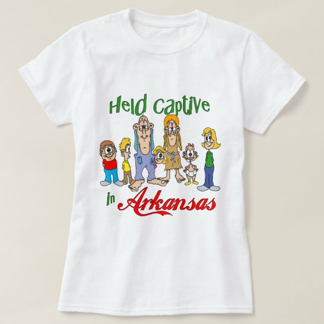 Camiseta Cautiva en Arkansas (Diseño del anverso)