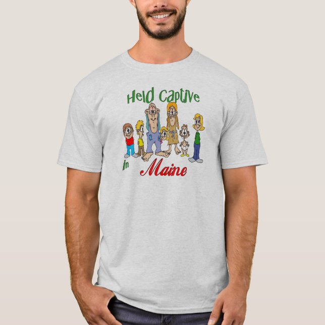 Camiseta Cautivo en Maine (Anverso)