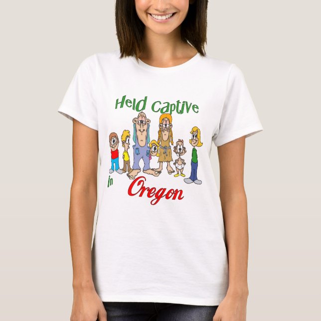 Camiseta Cautivo en Oregón (Anverso)