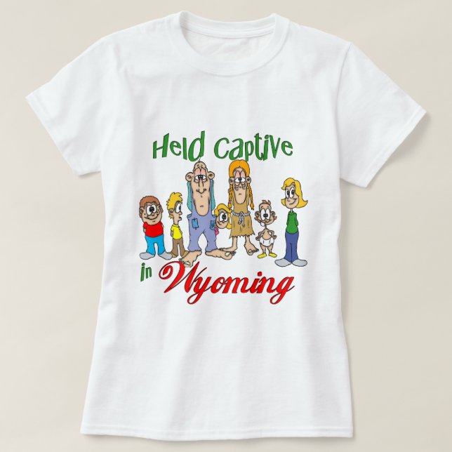 Camiseta Cautivo en Wyoming (Diseño del anverso)