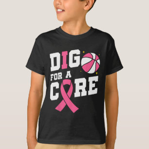 Camiseta Cava Para Una Curación Sketll Cinta Rosa Cáncer De