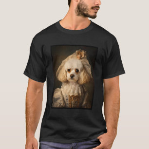Camiseta Cavachon Dog Retrato Renacimiento Funny Mascota Mo