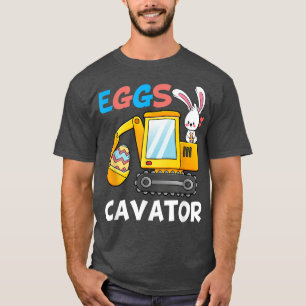 Camiseta Cavador de huevos Bunny Excavator Cute Easter Day