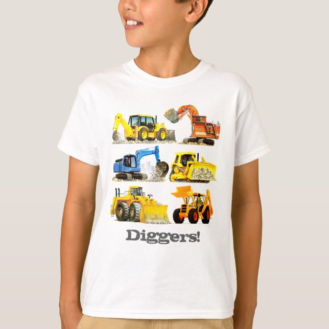 Camiseta Cavadores y excavadores gigantes de la (Anverso)