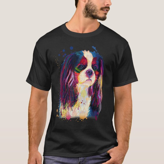 Camiseta Cavalier Beautiful Look Splash Painting (Anverso)