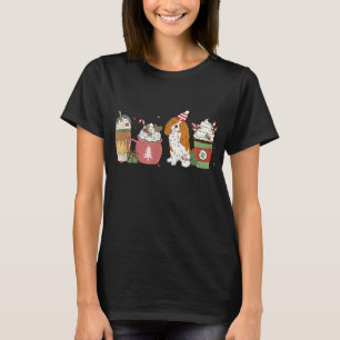 Camiseta Cavalier Café Latte Navidades de invierno Cavie Do