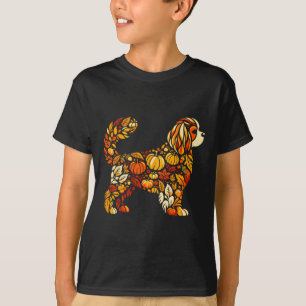 Camiseta Cavalier de calabaza otoñal King Charles Spaniel G