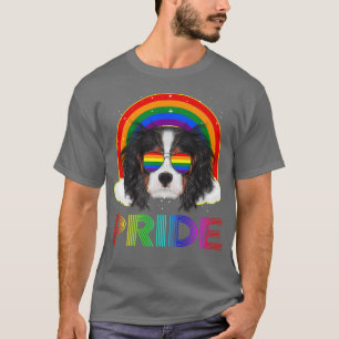 Camiseta Cavalier Dog LGBT Rainbow Gay Lesbian Funny LGBT P