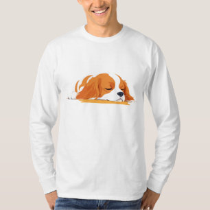 Camiseta Cavalier King Charles Adorable Animal Sleeping Fun