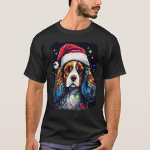 Camiseta Cavalier King Charles Spanie, Navidades de perro d