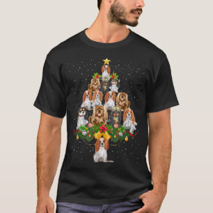 Camiseta Cavalier King Charles Spaniel Christmas Tree mas l