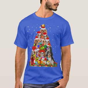 Camiseta Cavalier King Charles Spaniel Christmas Tree mas l