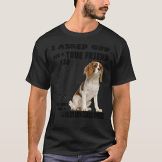 Camiseta Cavalier King Charles Spaniel cita a mamá, papá de