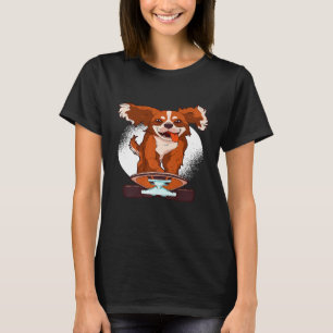 Camiseta Cavalier King Charles Spaniel - Cute Dog Skateboar